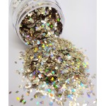 Chunky Glitter Pale Holo Gold Diamonds Chunky Glitter Pale Holo Gold Diamonds (Pale Gold Diamonds)